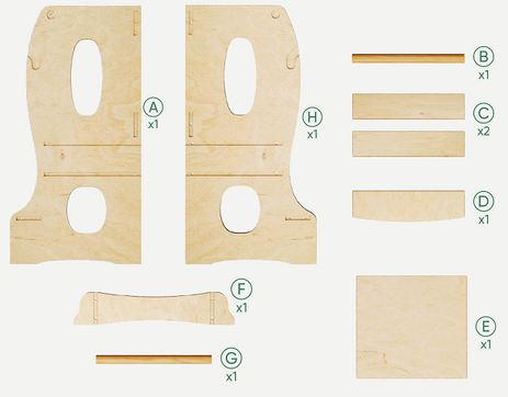 Grote toren voor peuters