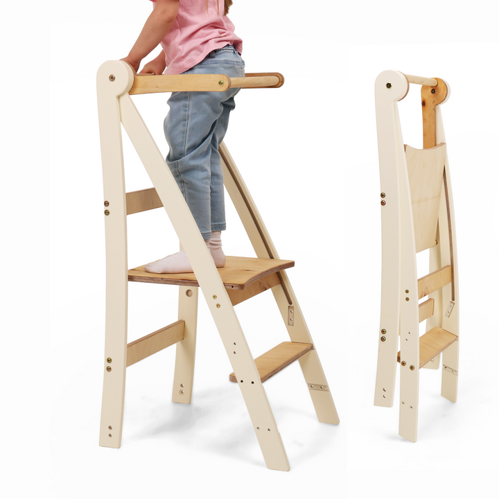 Montessori Leerstoel - In Hoogte Verstelbare Kinderstoel