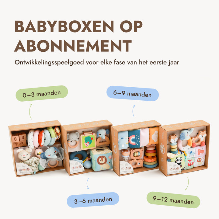 BabyBox — Speelpakketten voor het eerste jaar (0–12 maanden)