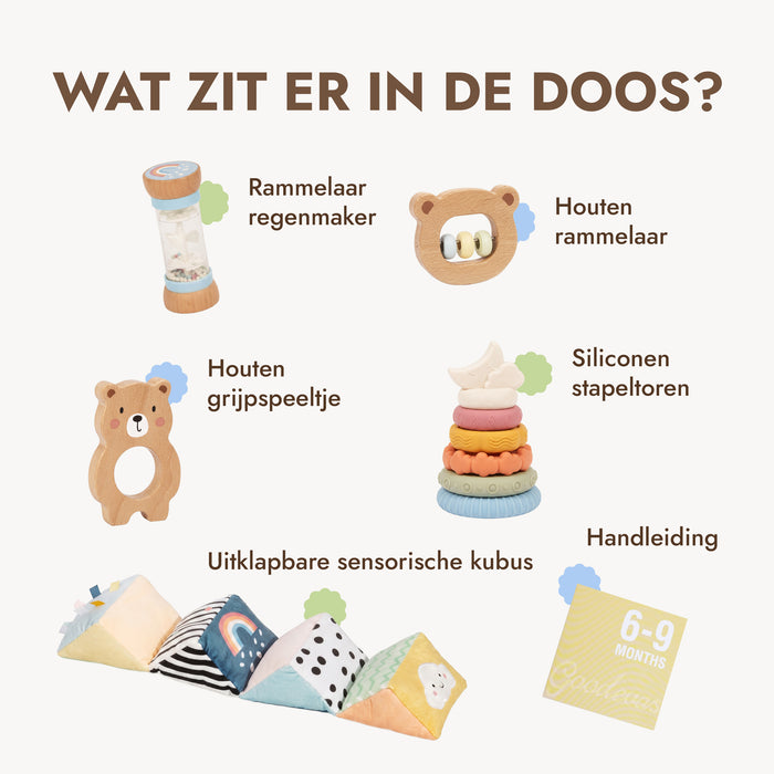 BabyBox — Speelpakketten voor het eerste jaar (0–12 maanden)