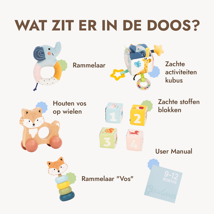 BabyBox — Speelpakketten voor het eerste jaar (0–12 maanden)