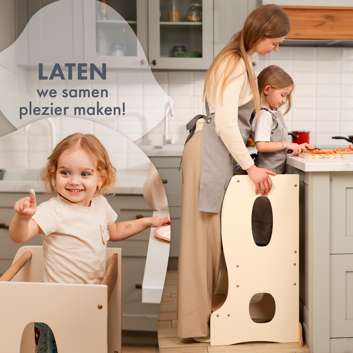 Montessori Leertoren: Keukenhulp – Ivoor