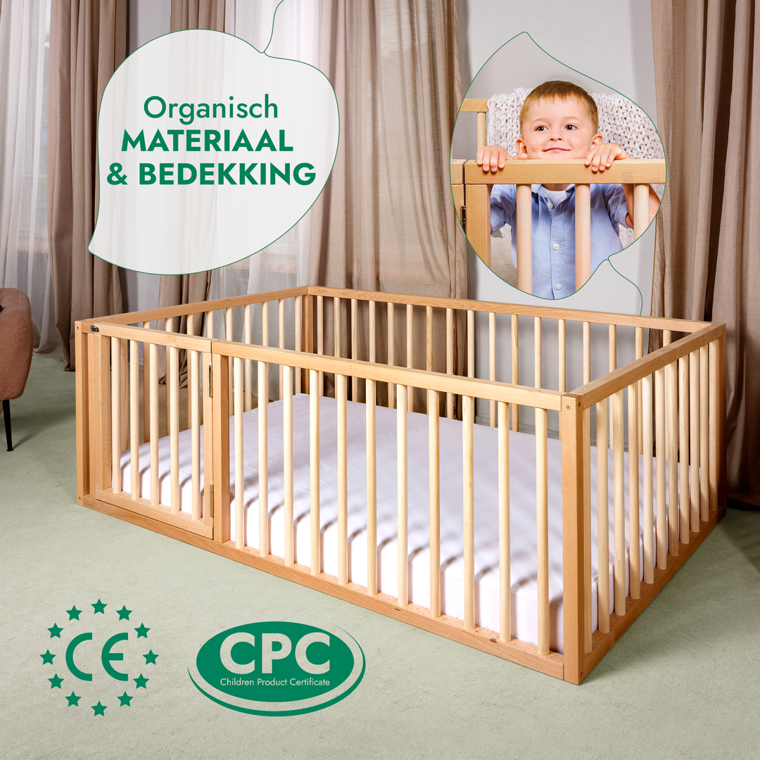 Montessori-bed voor kinderen en peuters vanaf 6 maanden oud