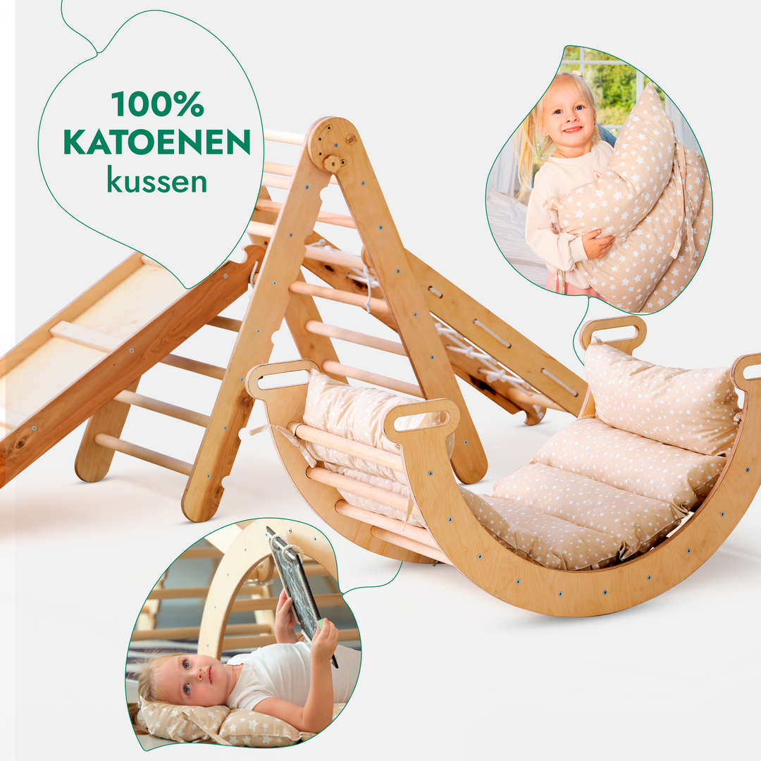 5-in-1 Montessori klimrek set – ‘Gebruikt – als nieuw’