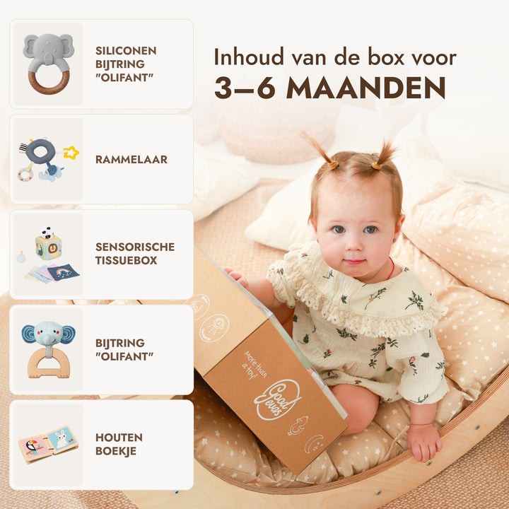 BabyBox — Speelpakketten voor het eerste jaar (0–12 maanden)