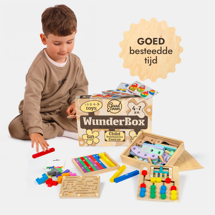 WunderBox 4–7 jaar – ontwikkelingsdoos voor kinderen