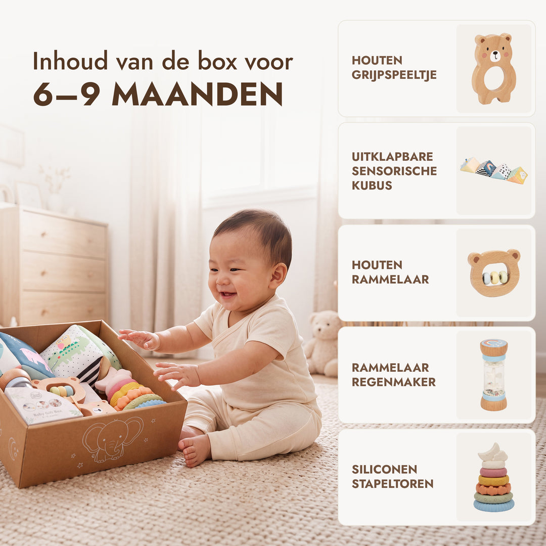 BabyBox — Speelpakketten voor het eerste jaar (0–12 maanden)