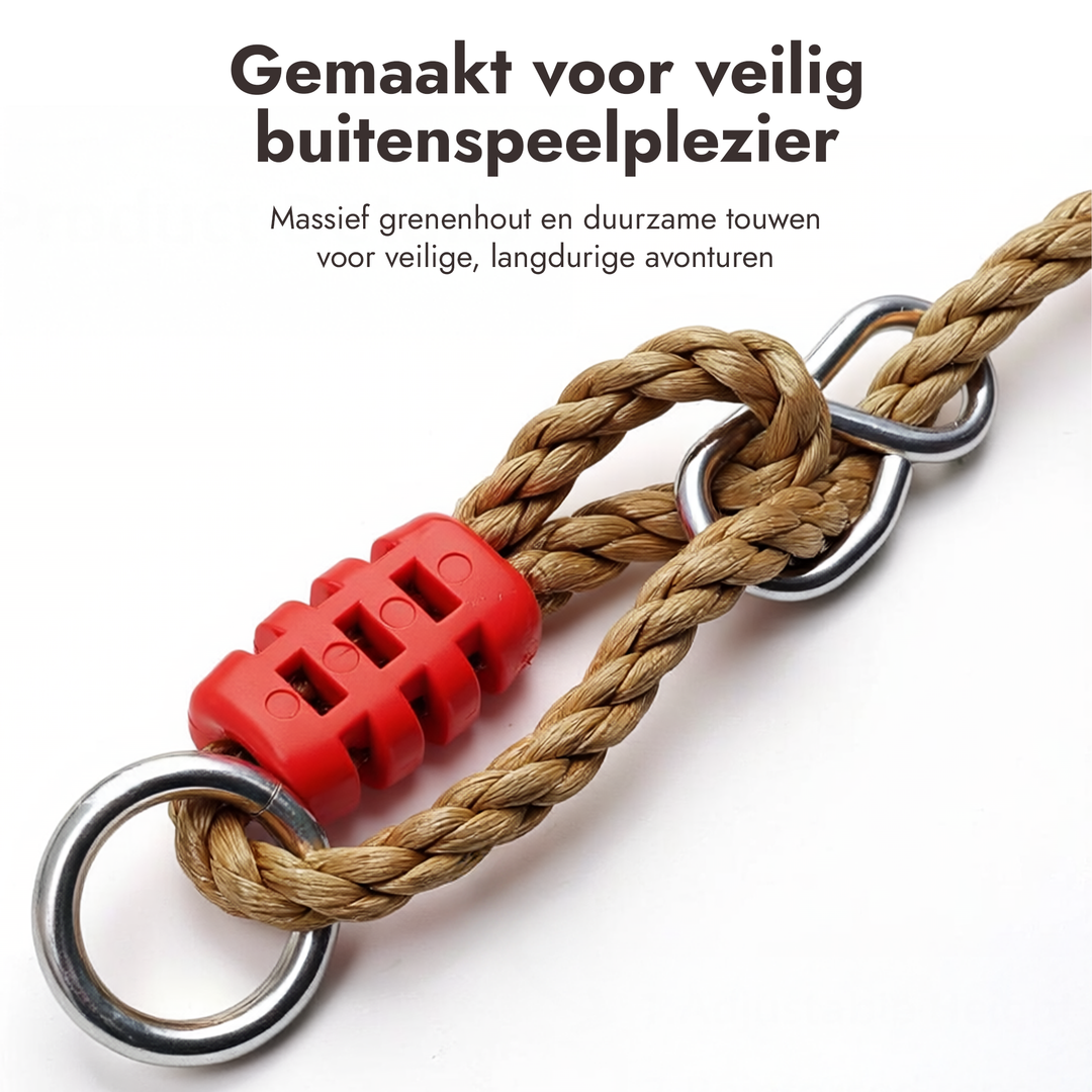 2in1 Schommelset: Trapeze + Turnringen