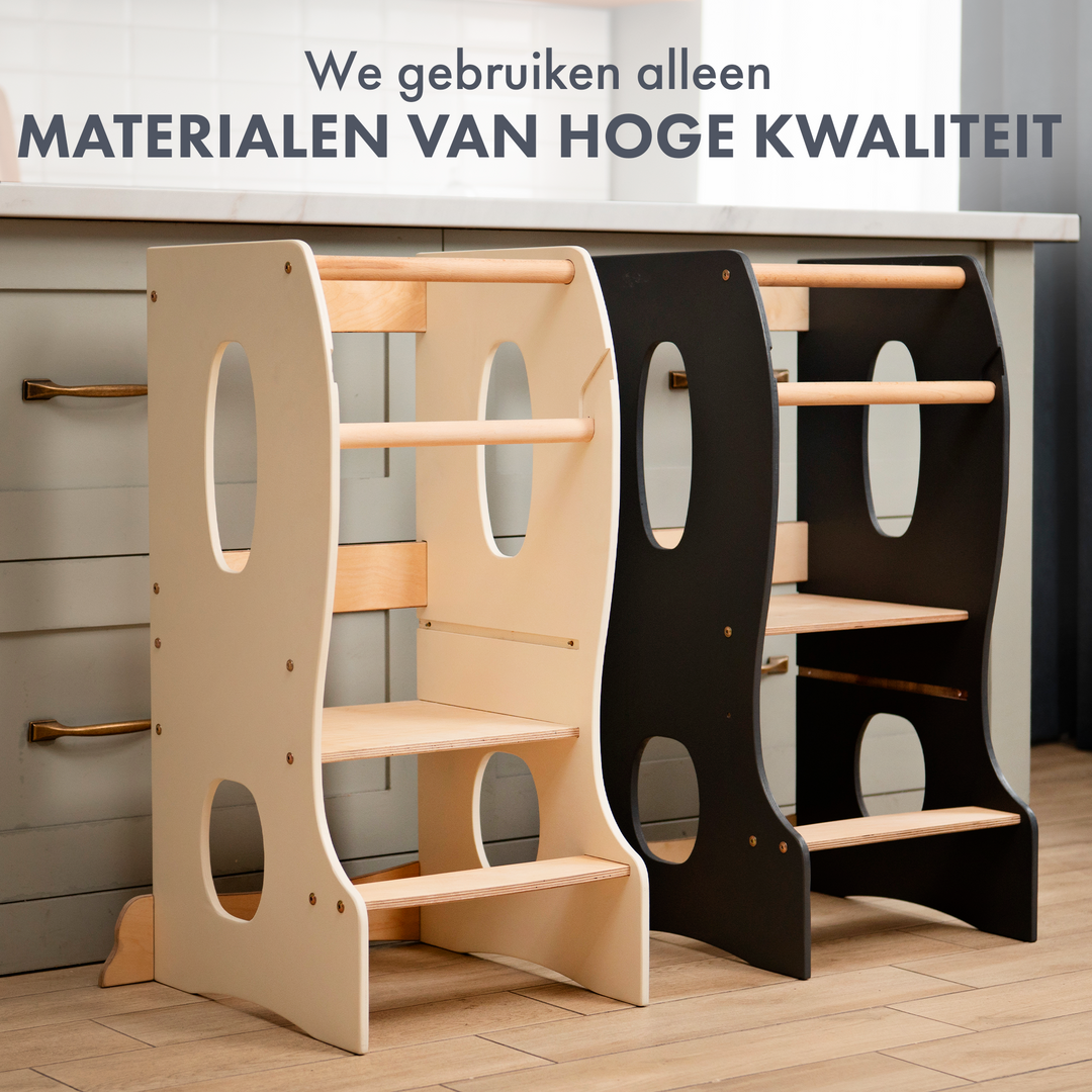 Montessori Leertoren: Keukenhulp – Grijs