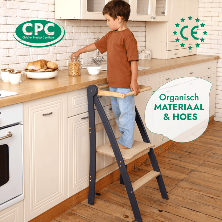 Kids Helper: Een Multifunctionele Opvouwbare Opstapkruk voor Kinderen - Goodevas NL