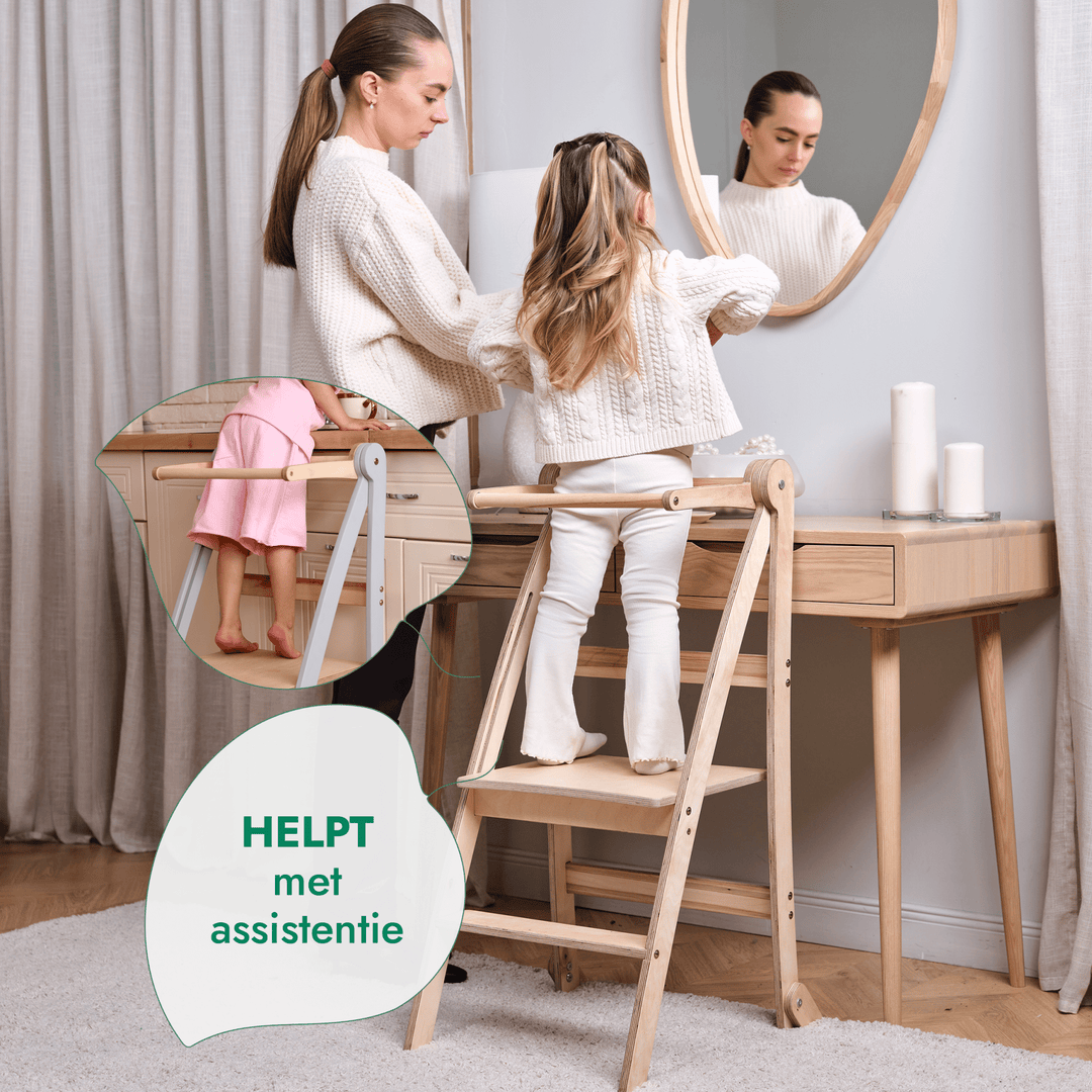 labebe Montessori Leertoren voor kinderen, multifunctioneel, 3-in-1 labebe Montessori Leertoren voor kinderen, multifunctioneel, 3-in-1