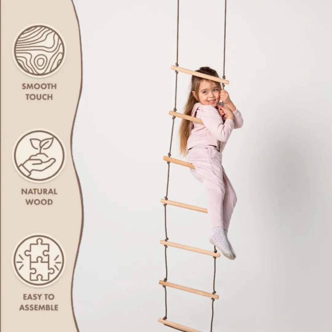 Ladder voor klimkubus en klimrek premium pastel Ladder voor klimkubus en klimrek premium pastel