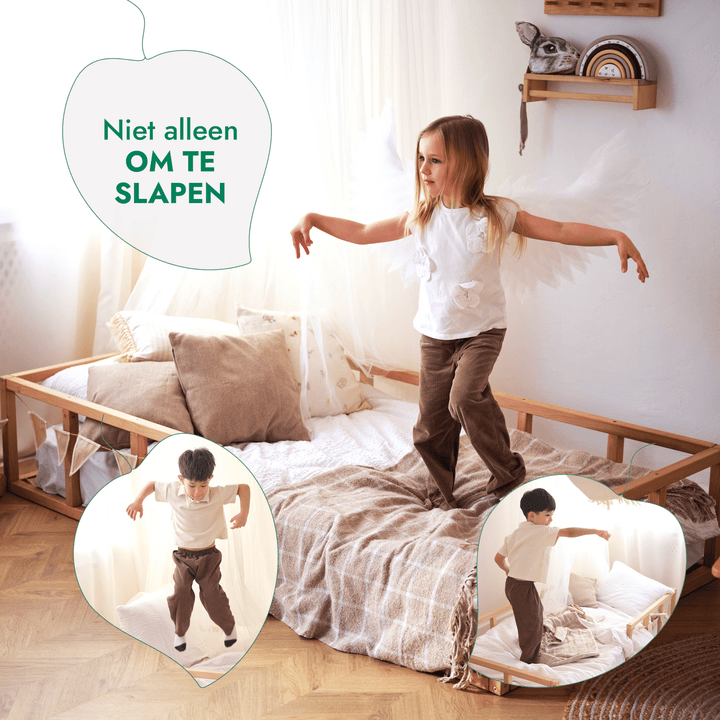 Montessori-bed voor kinderen en peuters vanaf 6 maanden oud - Goodevas NL