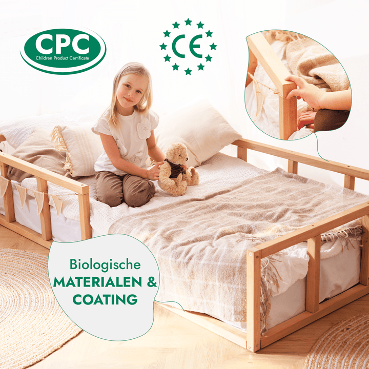 Montessori-bed voor kinderen en peuters vanaf 6 maanden oud - Goodevas NL
