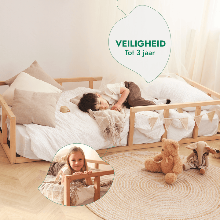 Montessori-bed voor kinderen en peuters vanaf 6 maanden oud - Goodevas NL