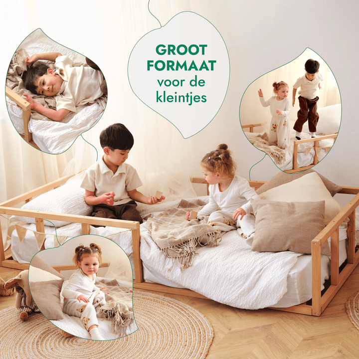 Montessori-bed voor kinderen en peuters vanaf 6 maanden oud - Goodevas NL