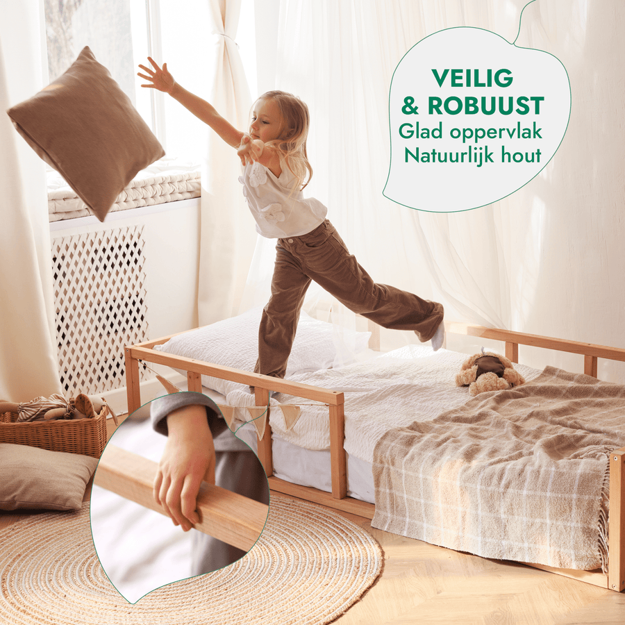 Montessori-bed voor kinderen en peuters vanaf 6 maanden oud - Goodevas NL