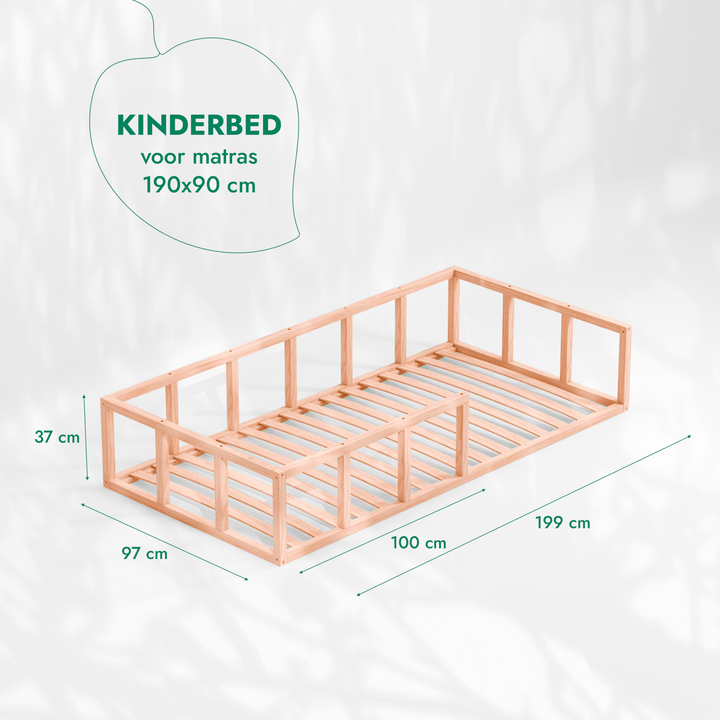 Montessori-bed voor kinderen en peuters vanaf 6 maanden oud - Goodevas NL