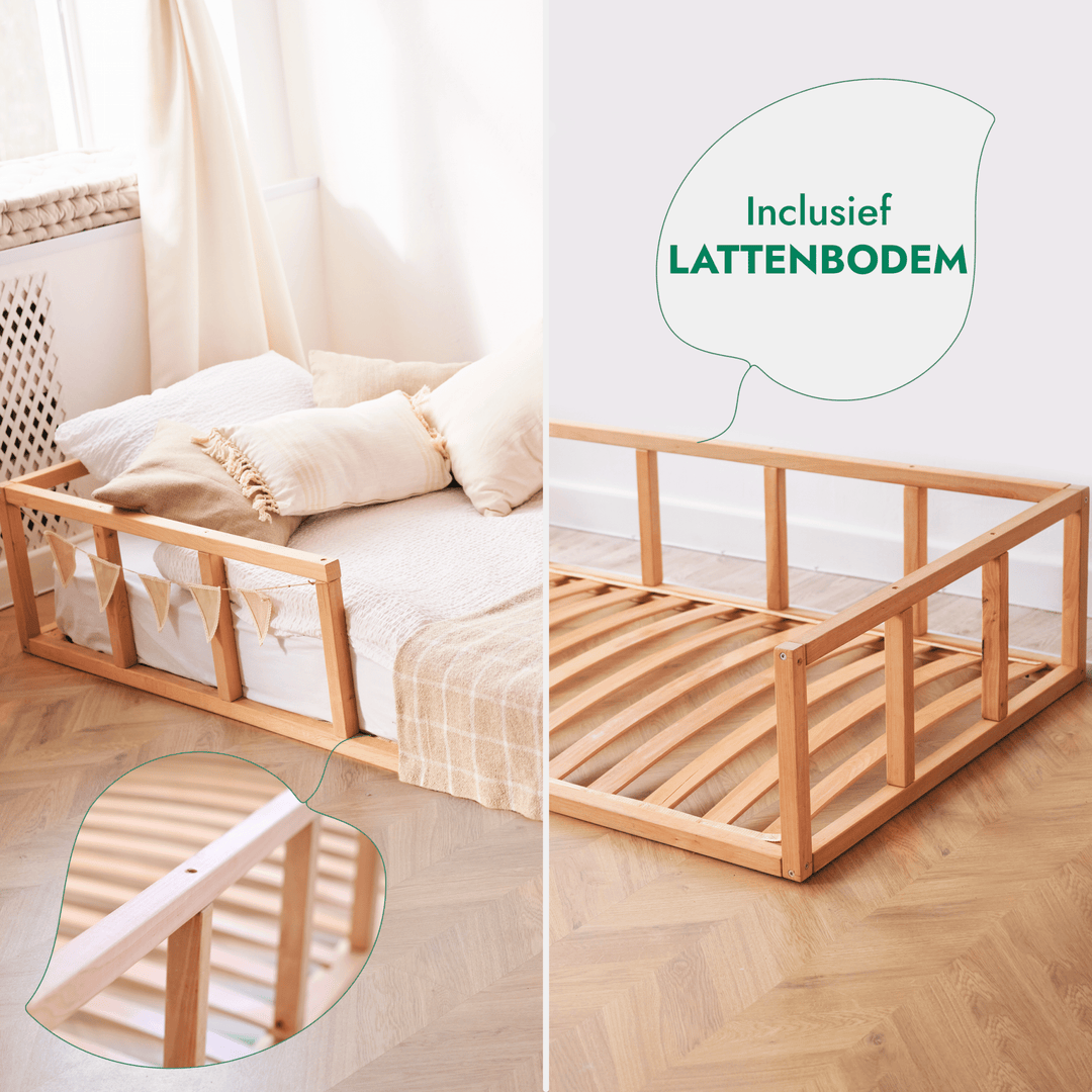 Montessori-bed voor kinderen en peuters vanaf 6 maanden oud - Goodevas NL