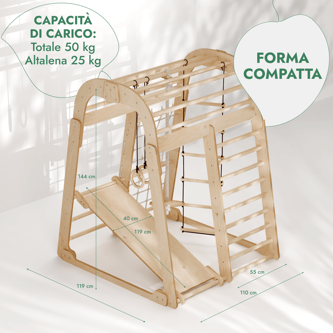 6‑in‑1 speeltuin voor kinderen – “Gebruikt – Als nieuw”