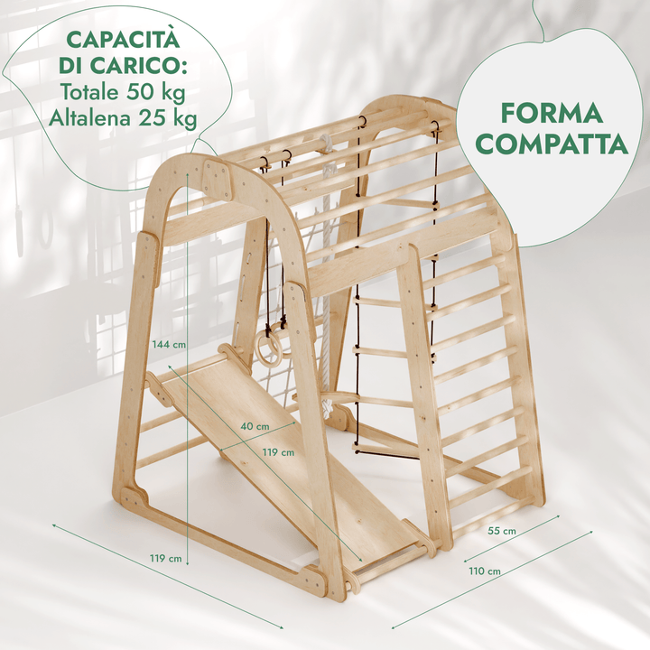 6‑in‑1 speeltuin voor kinderen – “Gebruikt – Als nieuw”