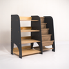 Houten Montessori Planken 2-in-1: Boekenplank & Speelgoed Planken