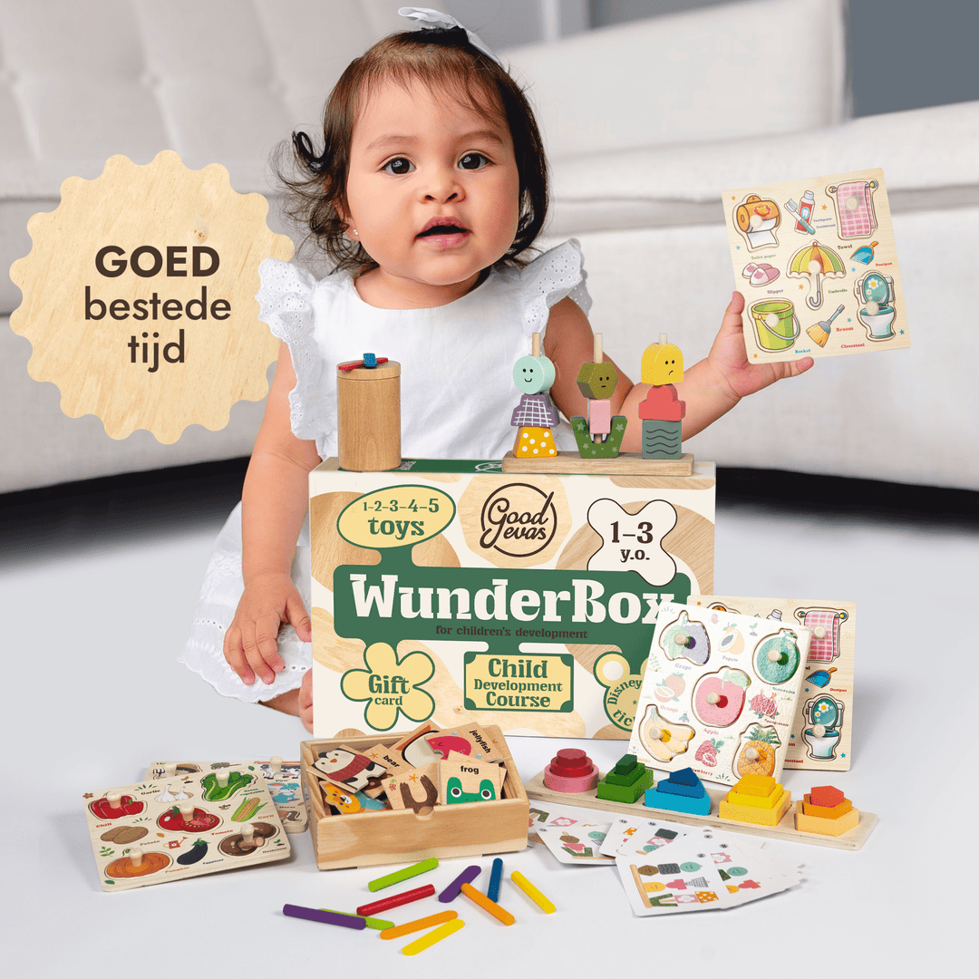 WunderBox 1–3 jaar – ontwikkelingsdoos voor peuters - Goodevas NL