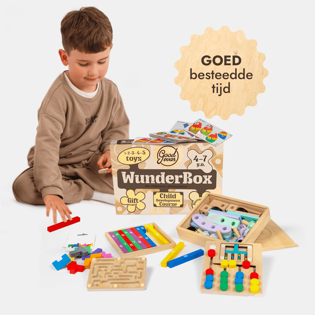 WunderBox 4–7 jaar – ontwikkelingsdoos voor kinderen - Goodevas NL