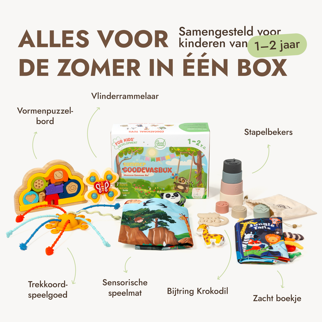 Zomerspeelset voor peuters (1–2 jaar) — GoodevasBox - Goodevas NL