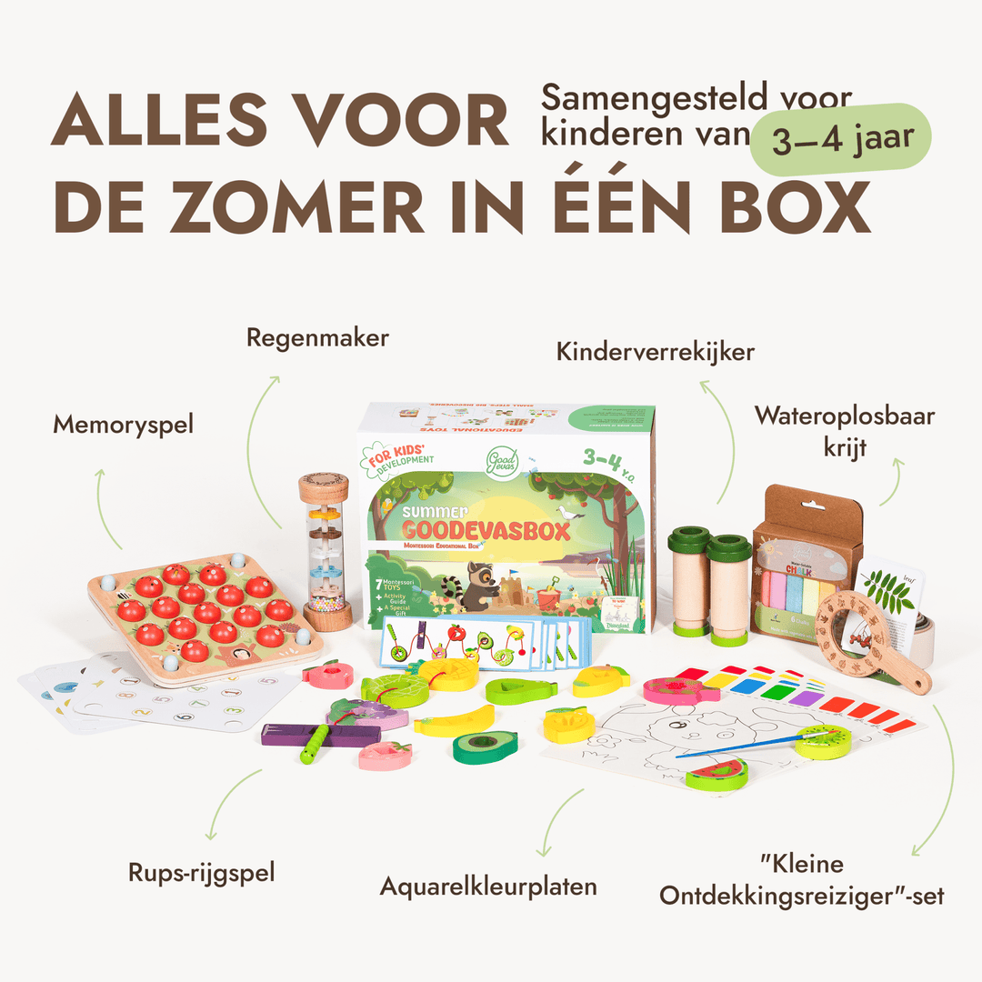 Zomerspeelset voor peuters (3–4 jaar) — GoodevasBox - Goodevas NL
